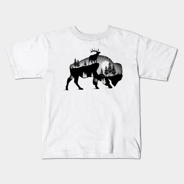 WILD GIANTS Kids T-Shirt by thiagobianchini